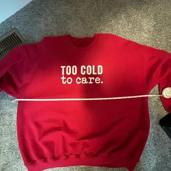 Red Graphic Sweatshirt - Picture 3 of 4